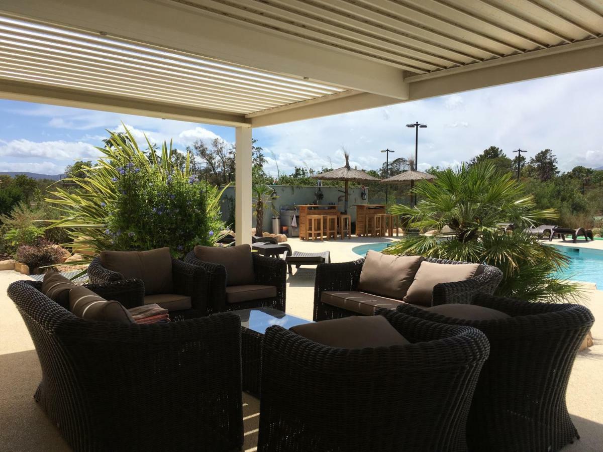 L'Hacienda Piscine chauffée à 28, spa, boulodrome et court de Tennis privés, 2 villas indépendantes Porto-Vecchio  Extérieur photo